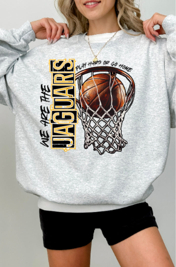 Basketball Graffiti Crewneck- please send us a message for team and colors.