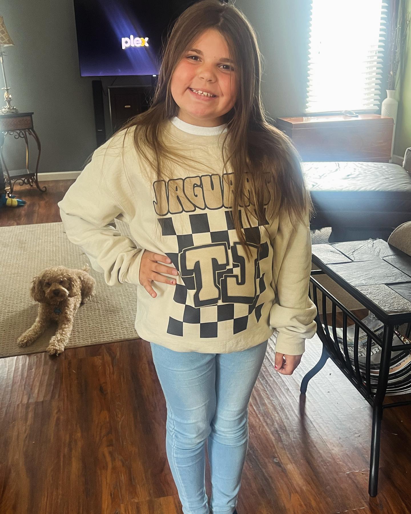 Riverhounds Checkered Retro Crewneck- Not Pictured