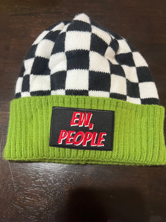 Green Beanie - ew, people