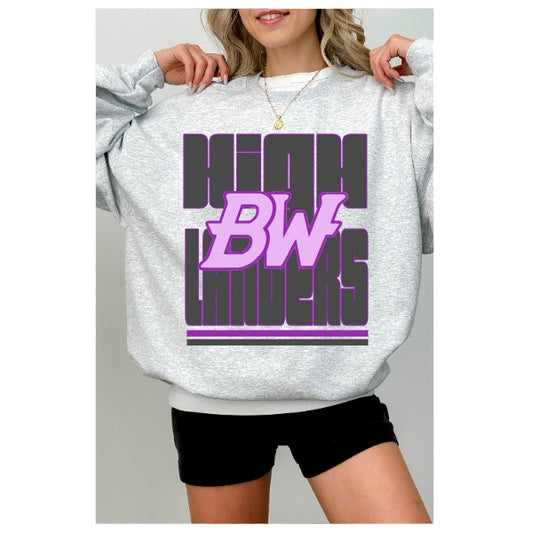 Plum Block Couture Crewneck- Not Pictured