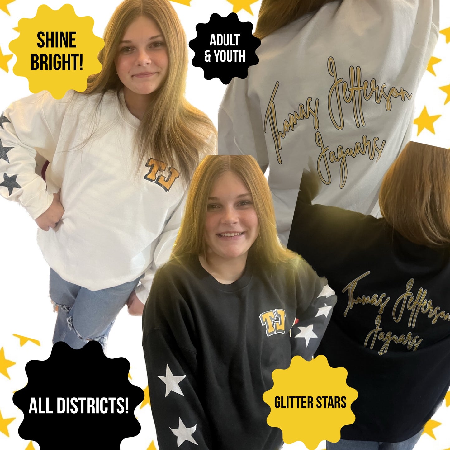 Moon Shine Bright Crewneck - Not Pictured