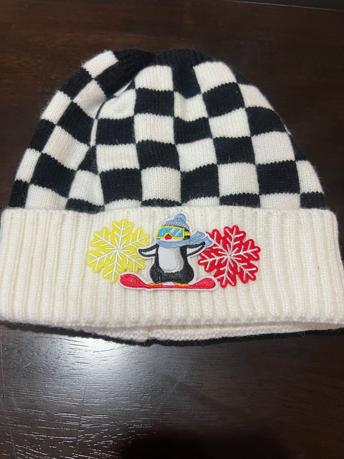 White Beanie- Penguin