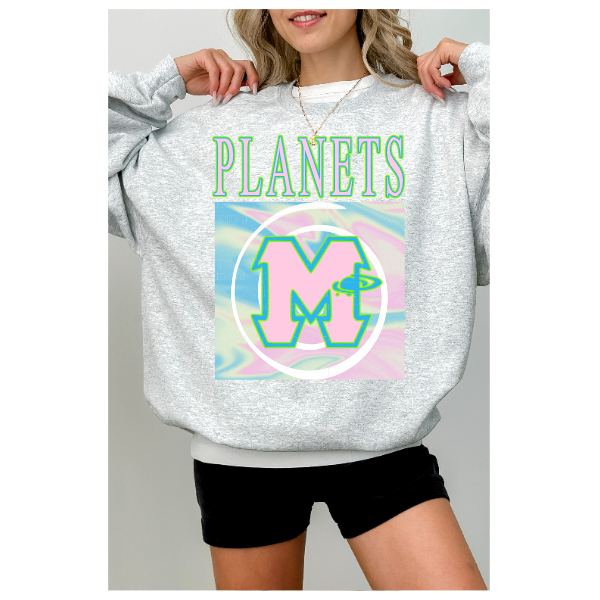 Moon Pastel Prep Crewneck- Not Pictured