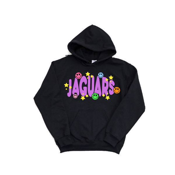 Jaguars Purple Smiley - Hoodie