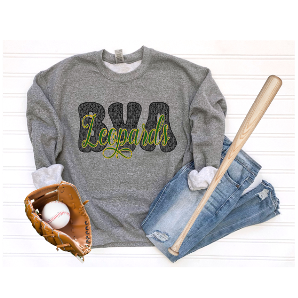 Chantilly Lace - BVA Black Letters Crewneck