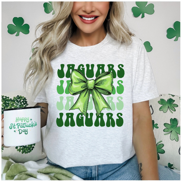 School Spirit Retro St. Patrick's Day - TJ Jaguars Tshirt