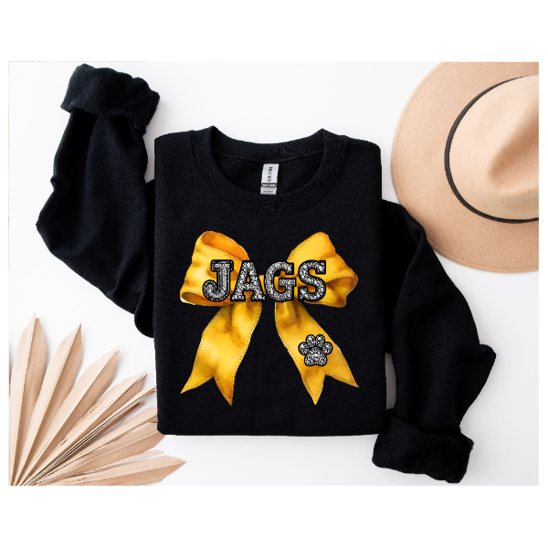 Coquette Jeweled Bow - JAGS Crewneck