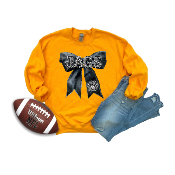 Coquette Jeweled Bow - JAGS Crewneck