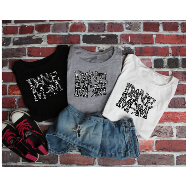 Dance Mom Dancer Rhinestone Tshirt