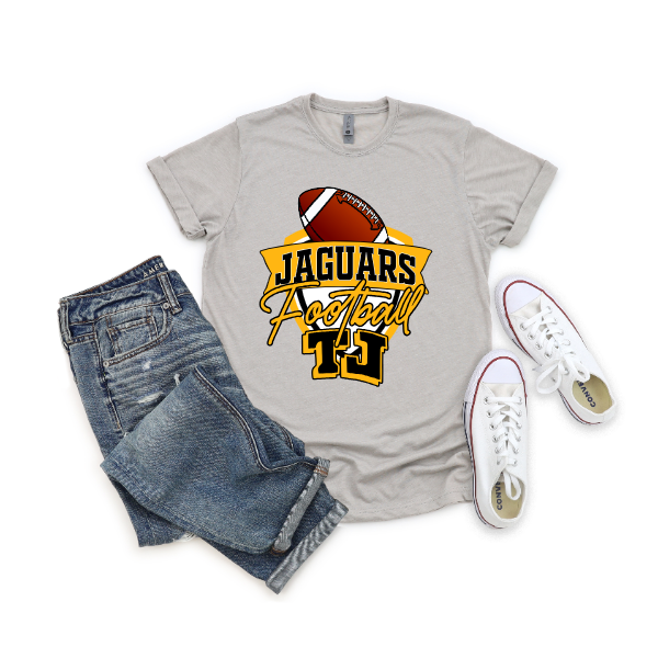 TJ Football Crest Tshirt - Solid Football