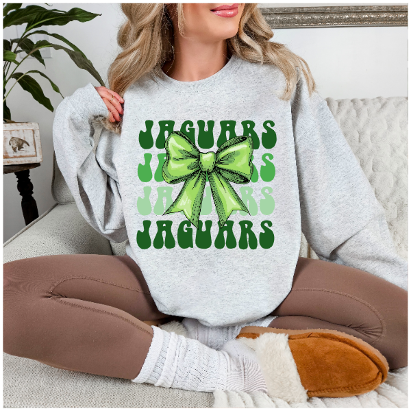 School Spirit Retro St. Patrick's Day - TJ Jaguars Crewneck