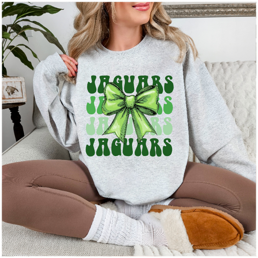 School Spirit Retro St. Patrick's Day - TJ Jaguars Crewneck