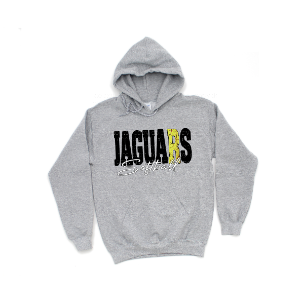 JaguaRs Softball Letter Hoodie