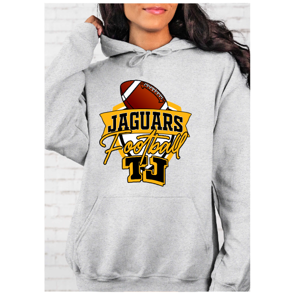 TJ Football Crest Hoodie - Solid Football