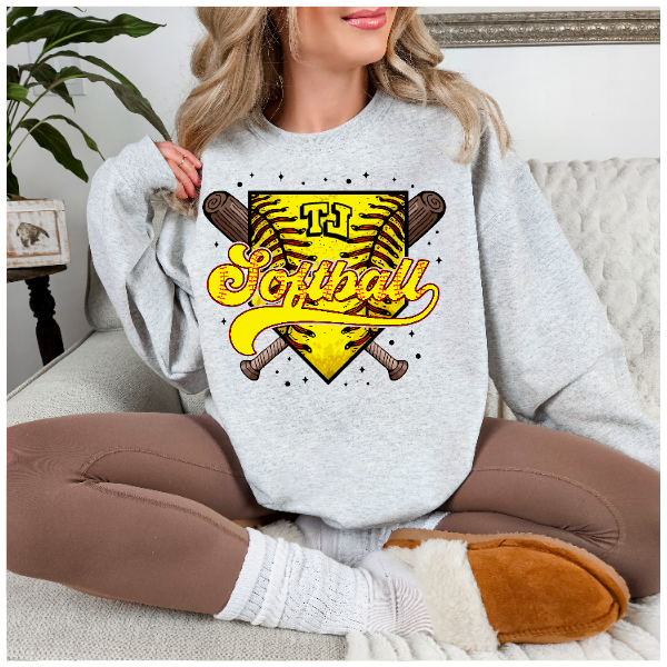 Softball Homeplate - Jaguars Crewneck
