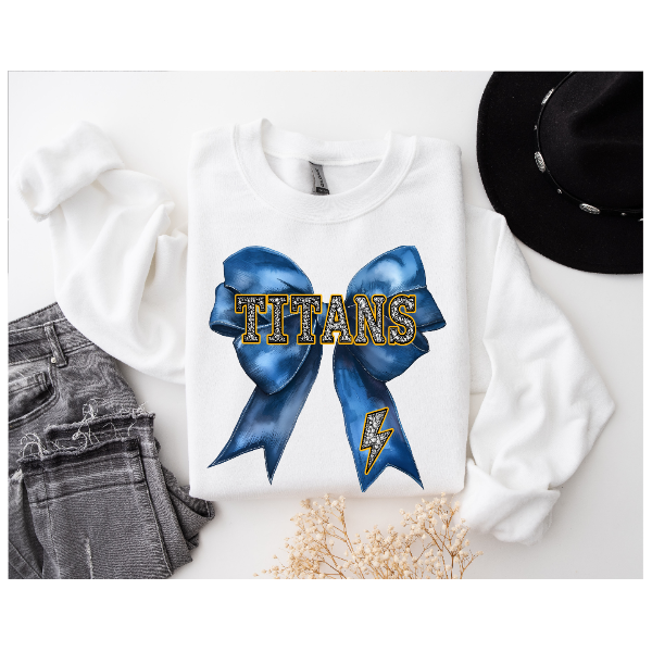Coquette Jeweled Bow - GLADIATORS Crewneck (Not Pictured)