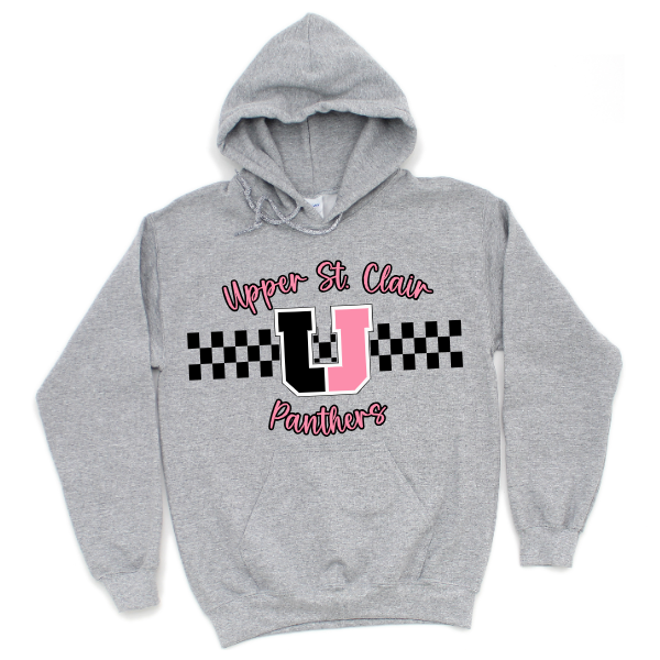 Pink Checkered USC Panthers Hoodie