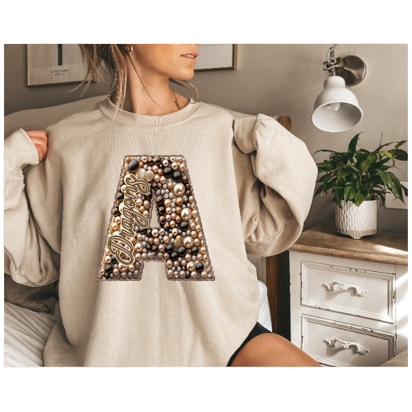 Printed Pearly -Alderdice Crewneck