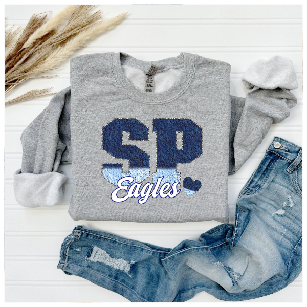 Printed School Spirit Varsity Letters - South Park Crewneck