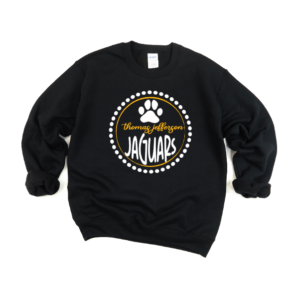 Jaguars Circle Dots - Crewneck