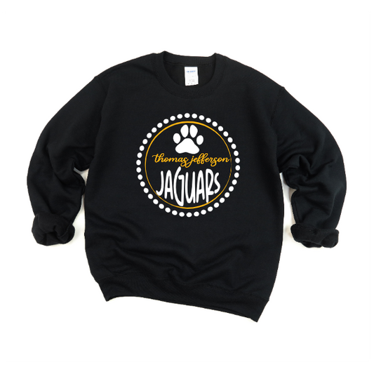 Jaguars Circle Dots - Crewneck