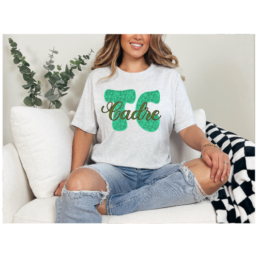 Lovely Lace Cadre Tshirt - Mint Letters