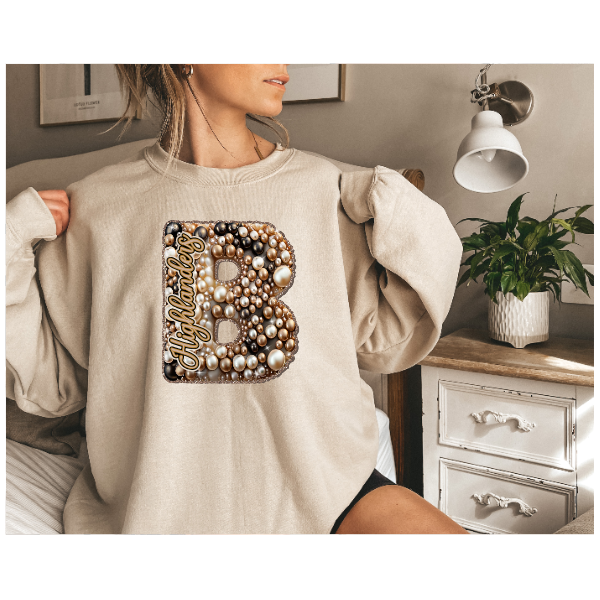 Printed Pearly - Baldwin Crewneck