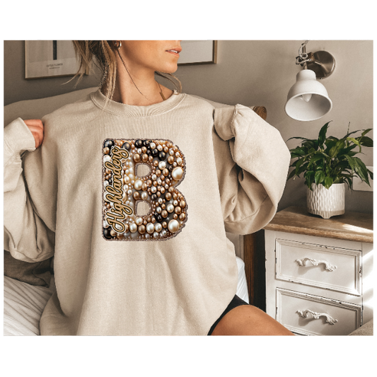 Printed Pearly - Baldwin Crewneck