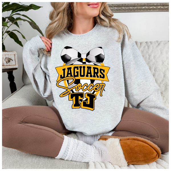 TJ Soccer Crest Crewneck - Soccer Bow