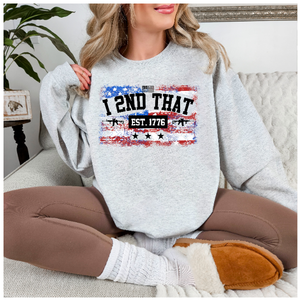 I 2nd That Flag Crewneck