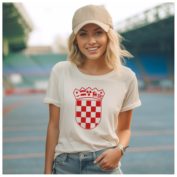 Croatian Crest Red - Tshirt