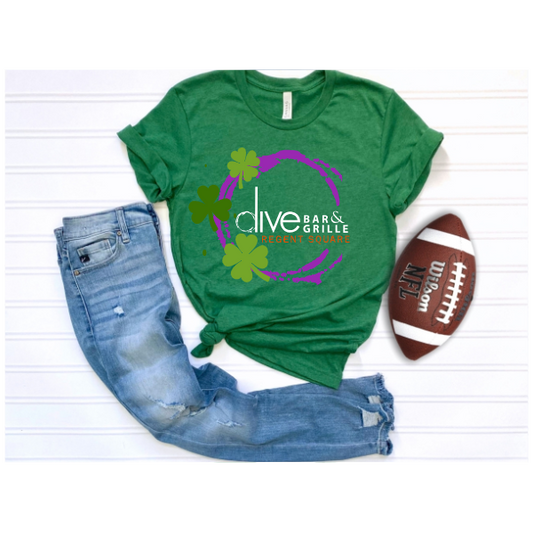 Dive Bar Shamrock Tshirt