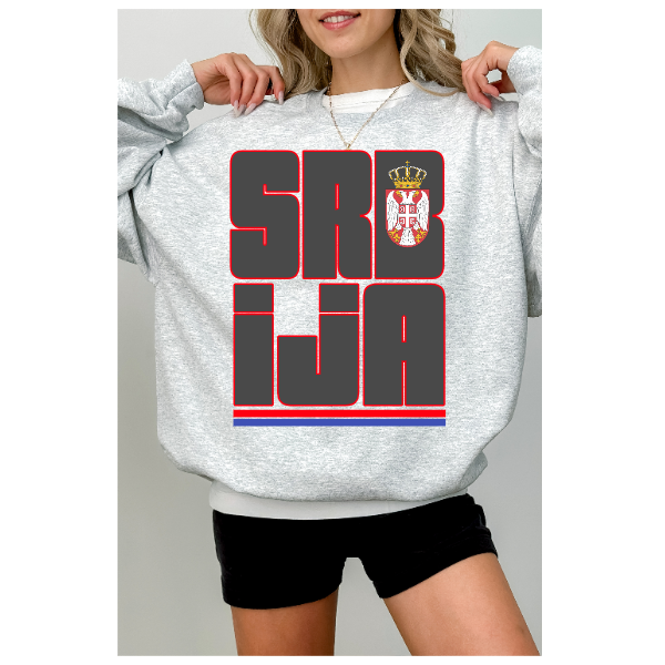 SRBIJA Block Couture - Crewneck