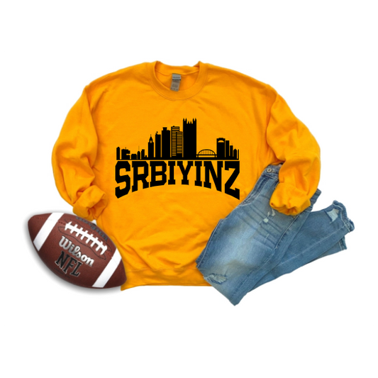 Pgh Skyline Srbiyinz - Crewneck