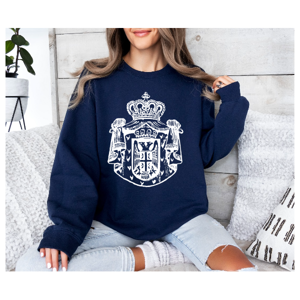 Serbian Vintage Crest - Crewneck