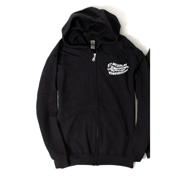St. Nicholas Tamburitzans Zip Up - Design on Breast and Center Back