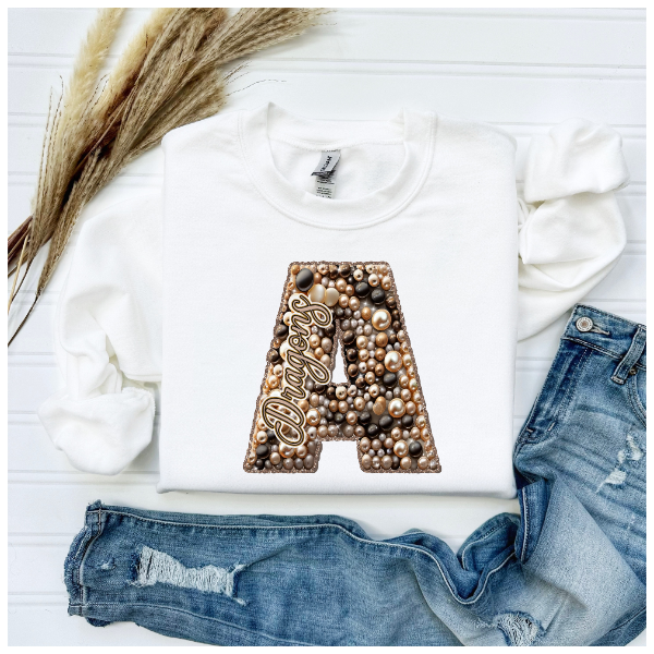 Printed Pearly -Alderdice Crewneck