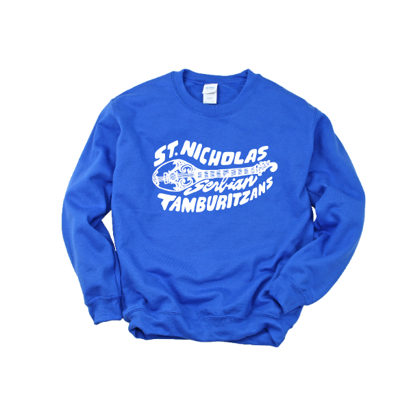 St. Nicholas Tamburitzans Crewneck Sweatshirt - Design on Center