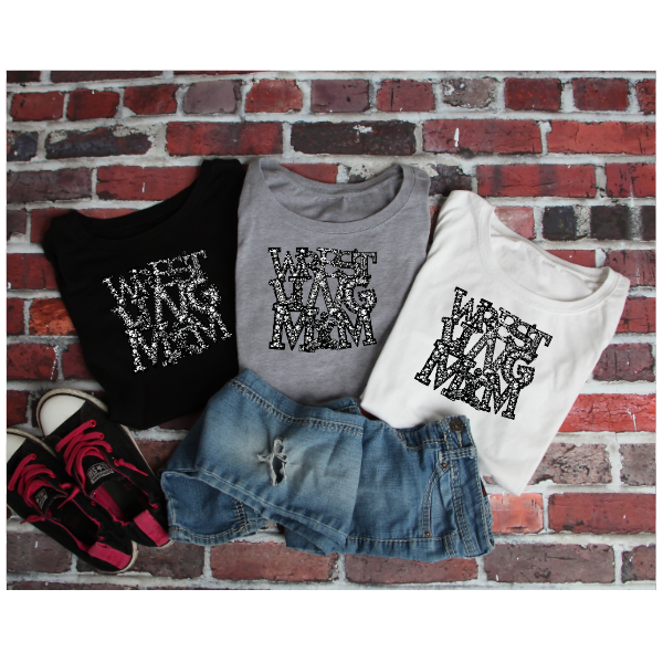 Wrestling Mom Rhinestone Tshirt
