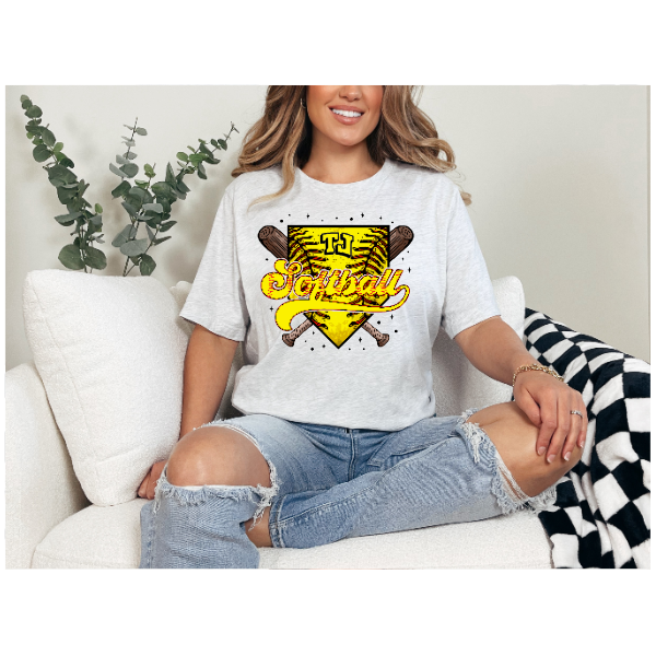 Softball Home Plate - Jaguars Tshirt
