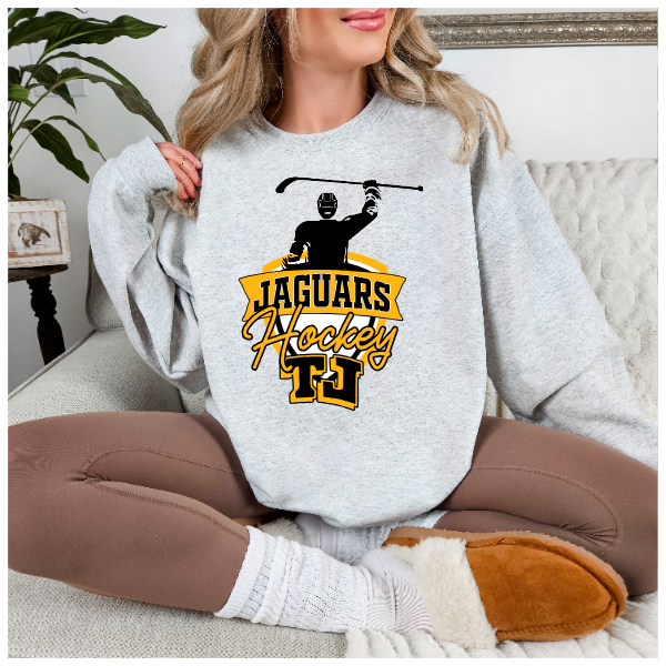 TJ Hockey Crest Crewneck - Hockey Player