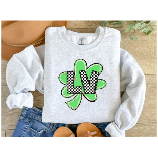 Liquid Vibes Shamrock Crewneck
