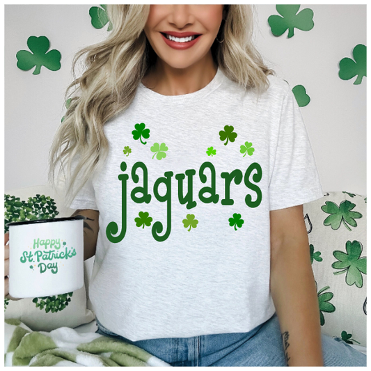 School Spirit Tiny Shamrocks - TJ Jaguars Tshirt