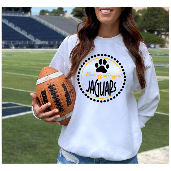 Jaguars Circle Dots - Crewneck
