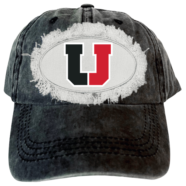 USC Womens Black Distressed Baseball Cap
