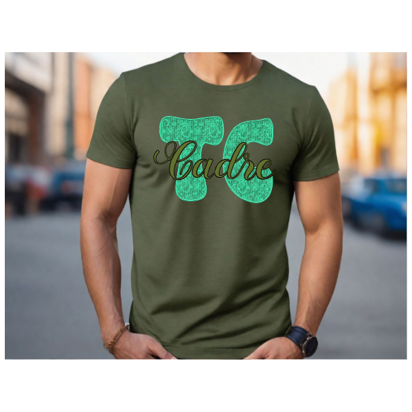 Lovely Lace Cadre Tshirt - Mint Letters