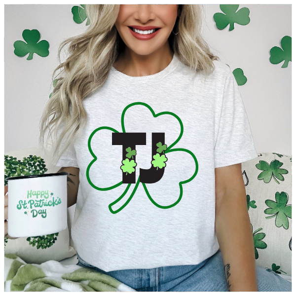 School Spirit Shamrock Tshirt