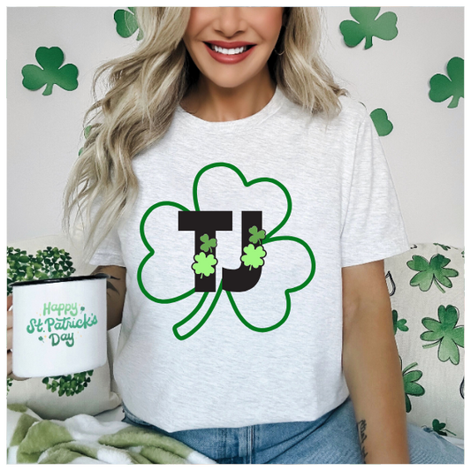 School Spirit Shamrock Tshirt