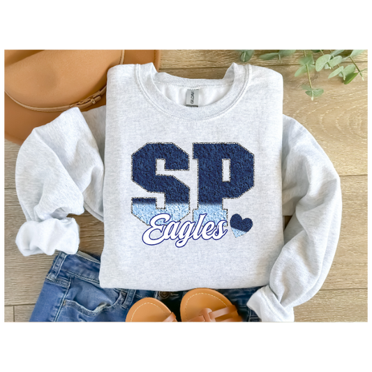 Printed School Spirit Varsity Letters - South Park Crewneck