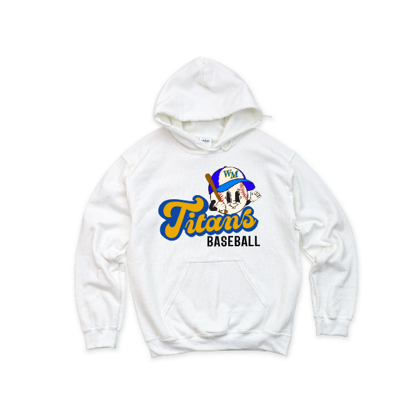 Baseball Retro Dude - Hoodie West Mifflin Titans